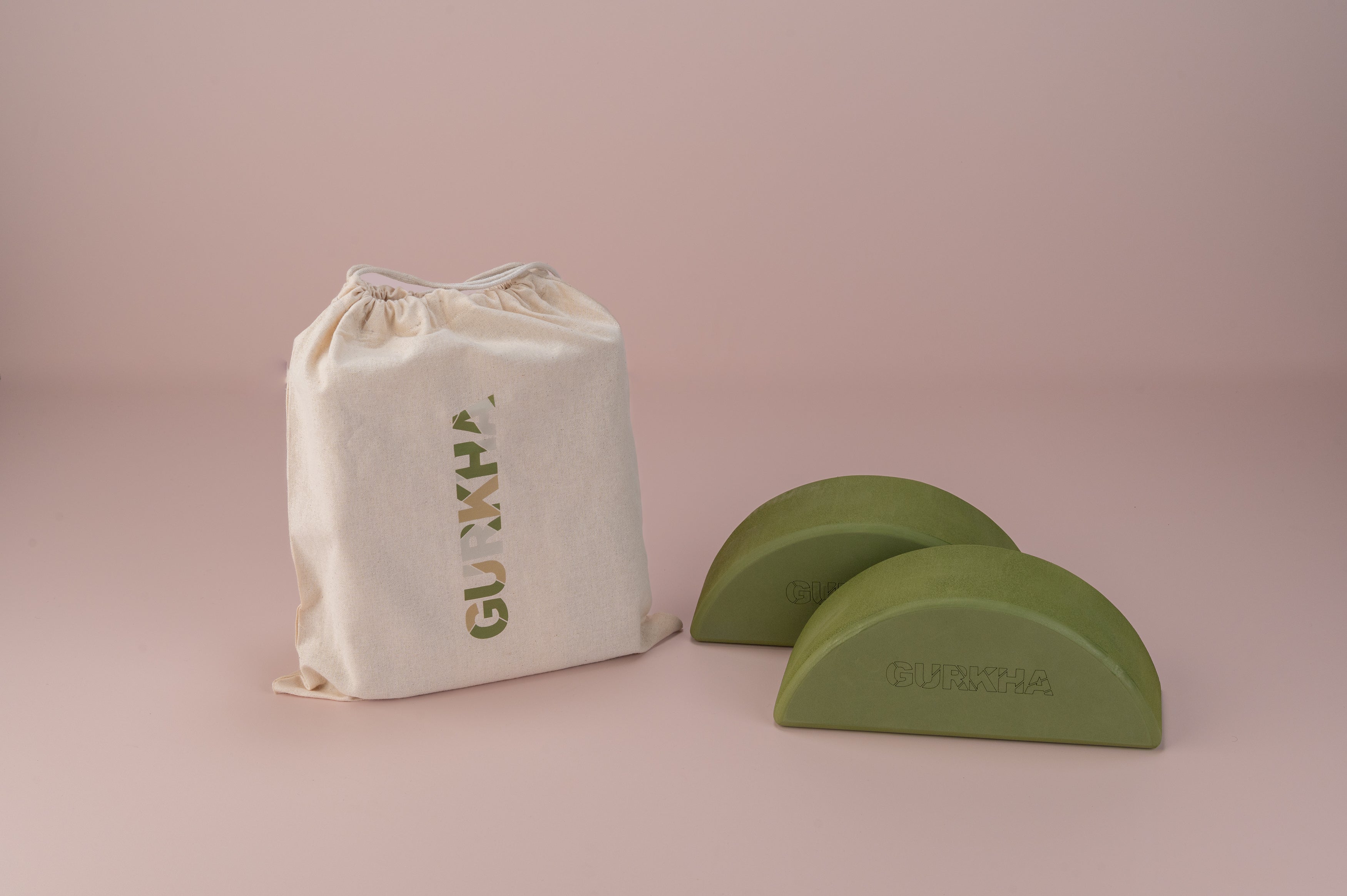 GURKHA Yoga Blocks (Forrest Green)