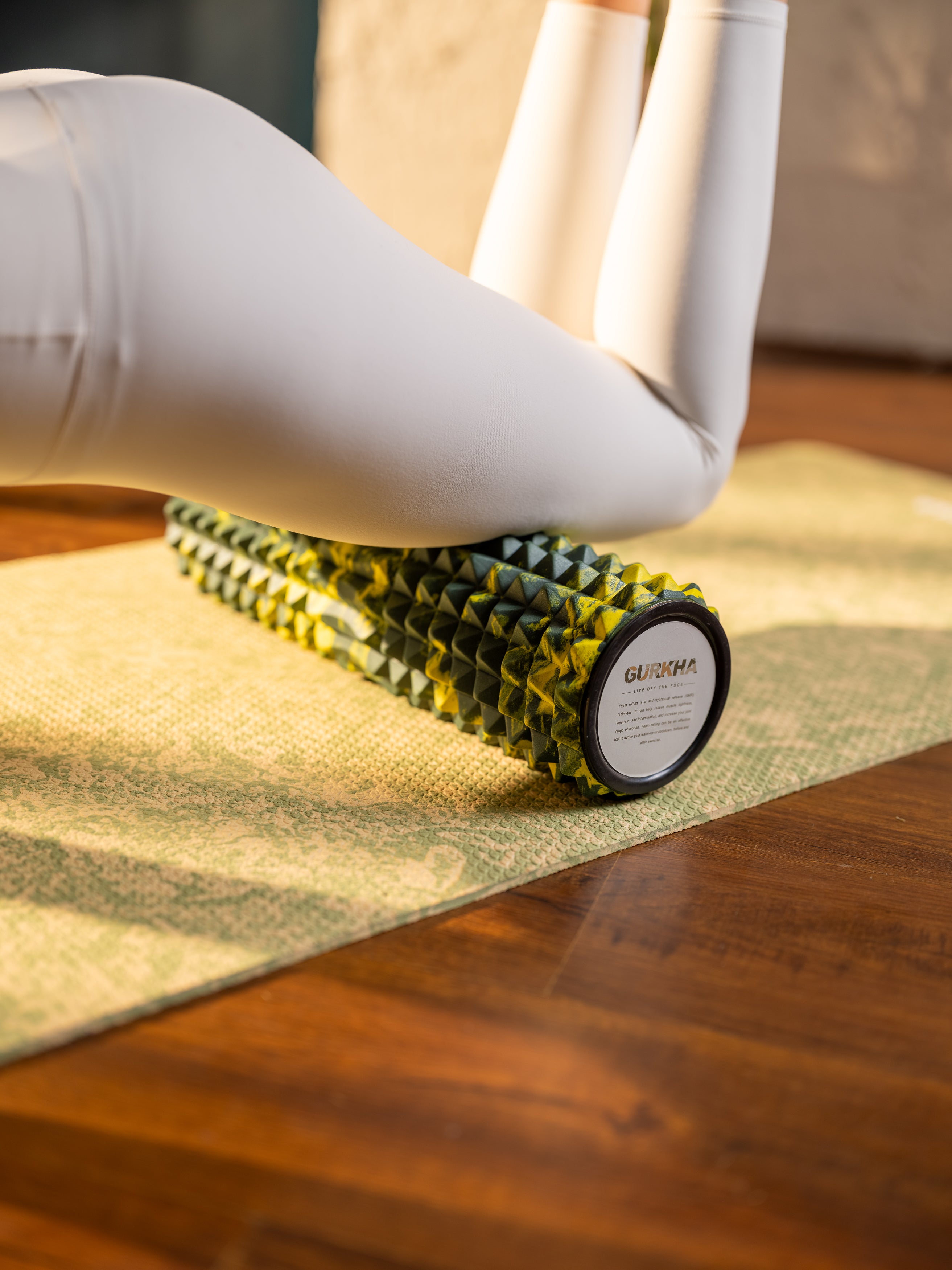 GURKHA Foam Roller for Muscle Recovery (Green)