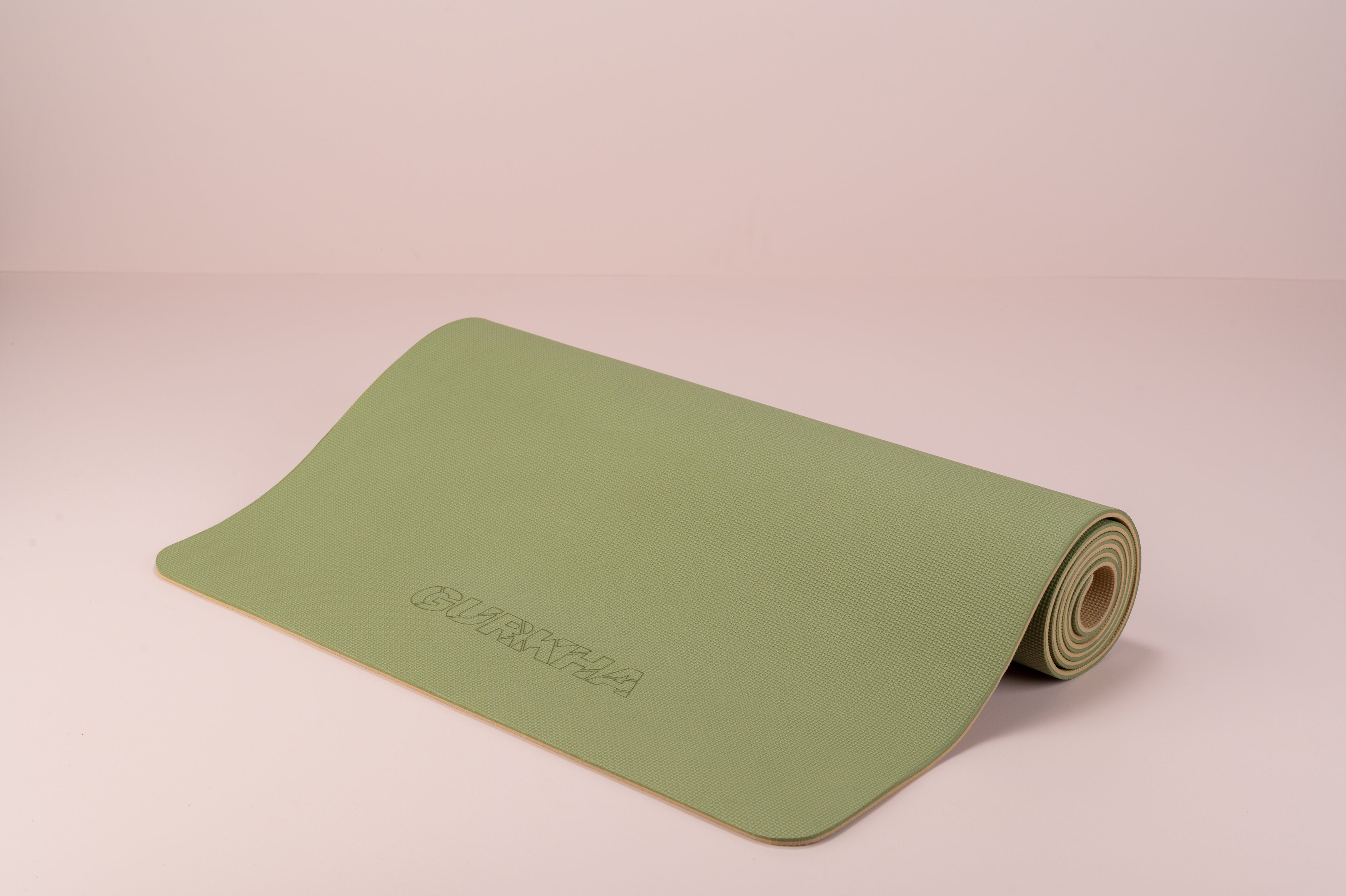 GURKHA TPE Dual-Layer Yoga Mat - Deep Forest + Raw Earth