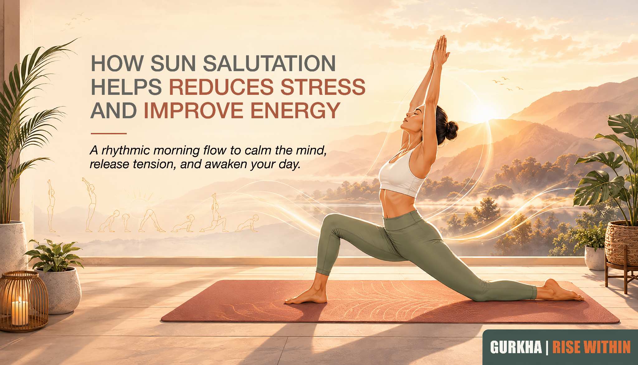 Sun Salutation for Stress Release and Boosting Energy