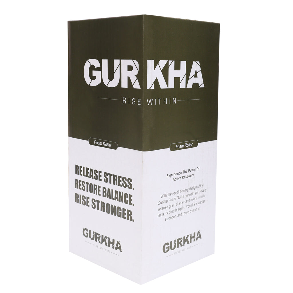 GURKHA Grid Foam Roller for Muscle Recovery - Deep Forest