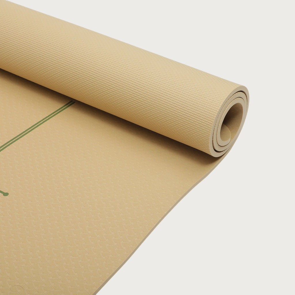 GURKHA TPE Alignment Yoga Mat - LineGrid™