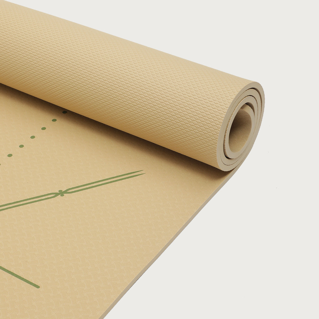 GURKHA TPE Alignment Yoga Mat - AlignFlow™
