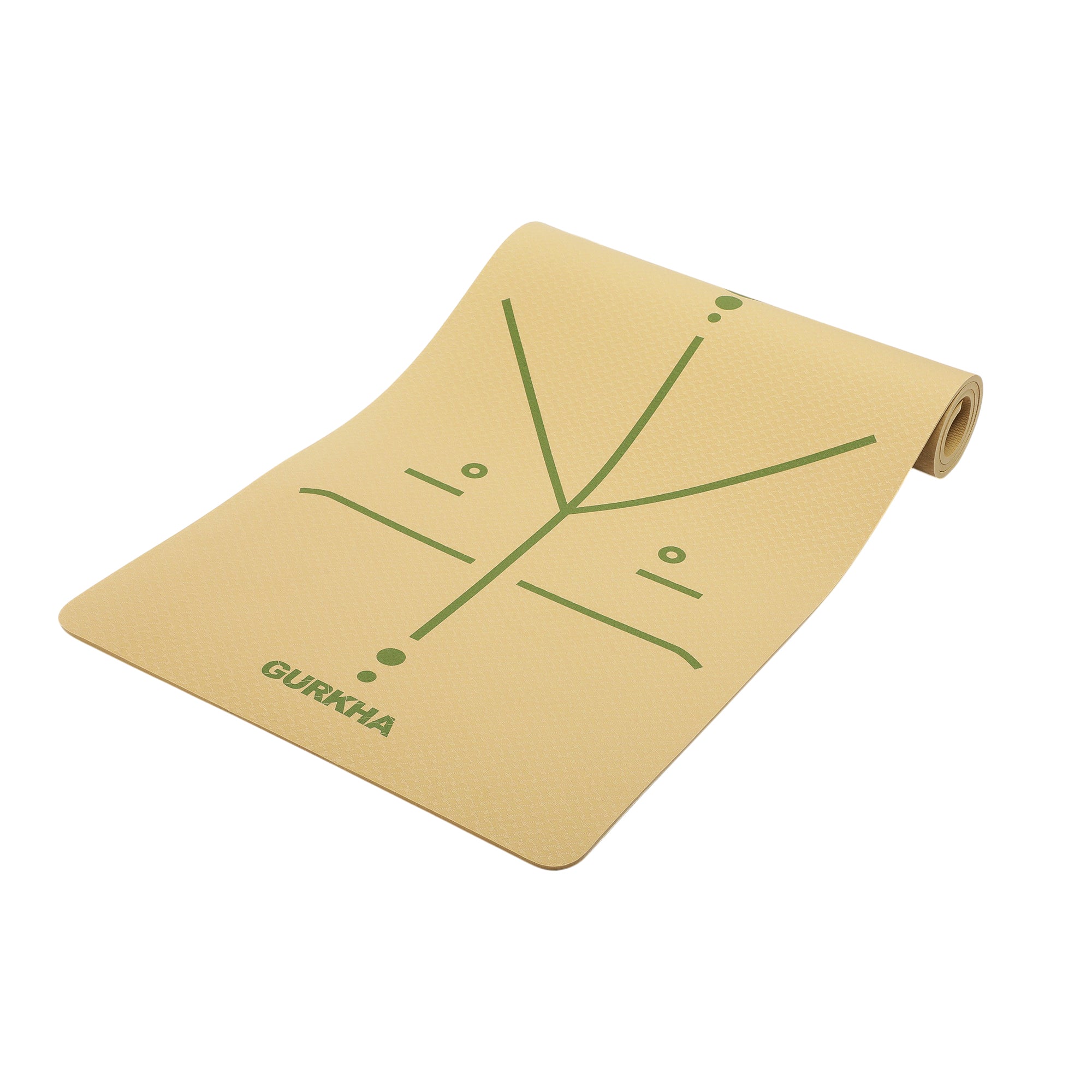 GURKHA TPE Alignment Yoga Mat - TrueForm™