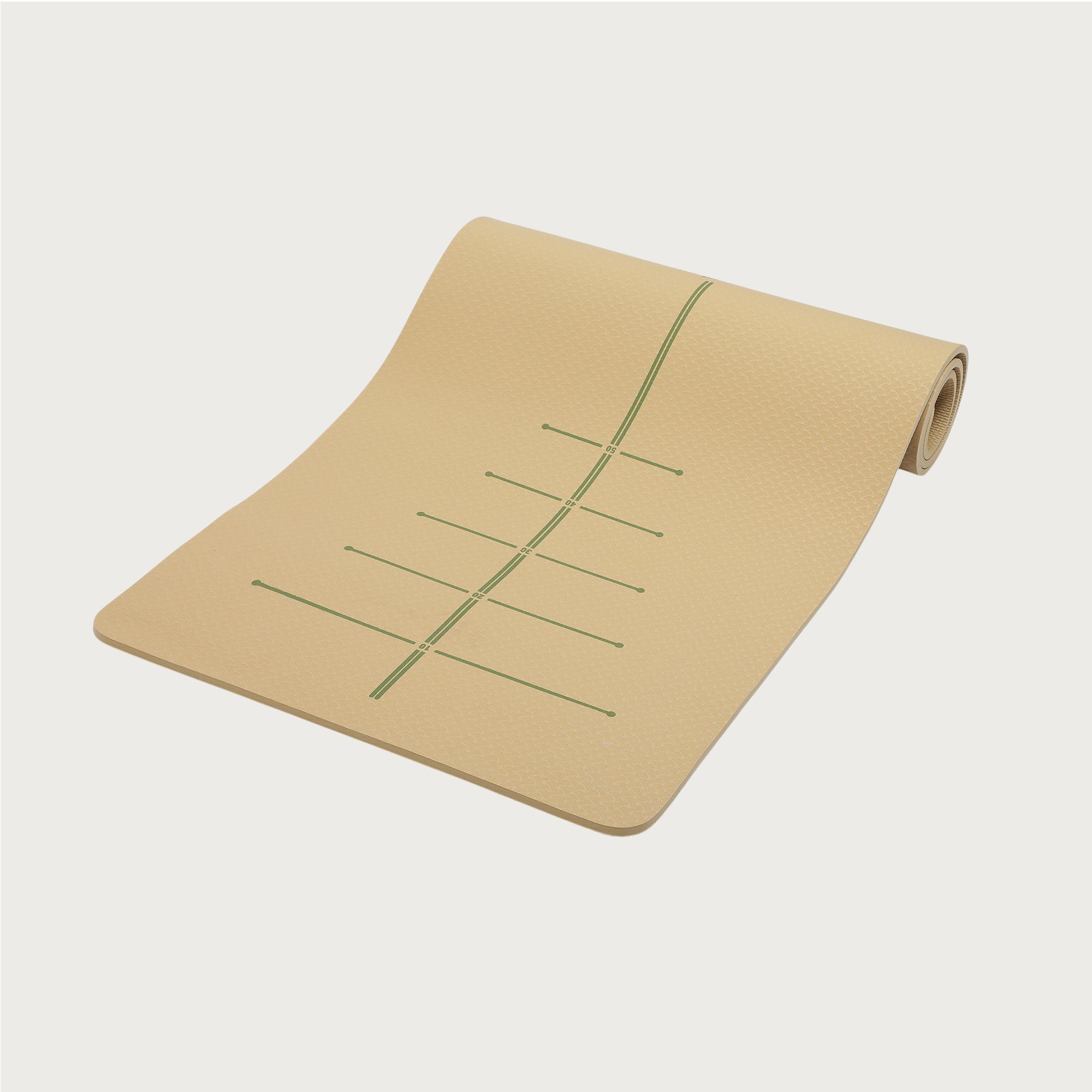GURKHA TPE Alignment Yoga Mat - LineGrid™
