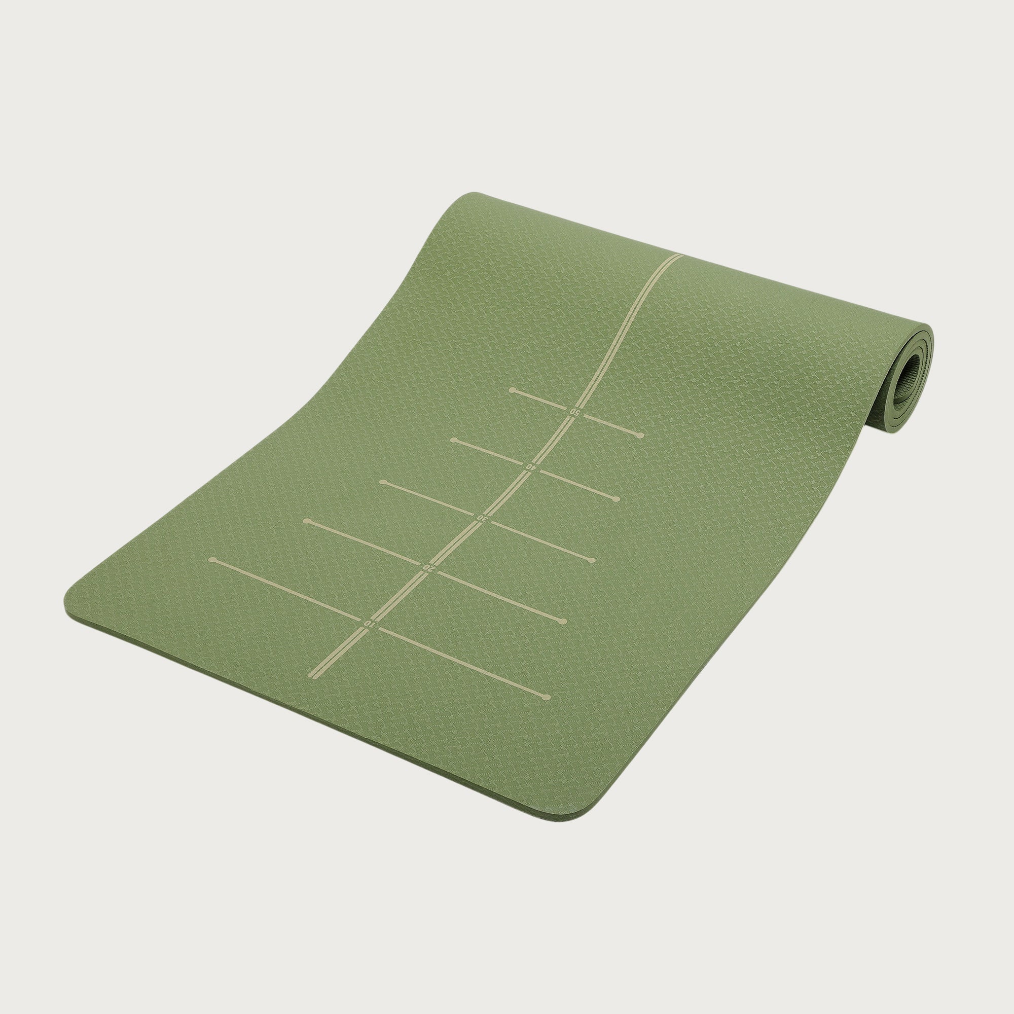 GURKHA TPE Alignment Yoga Mat - LineGrid™