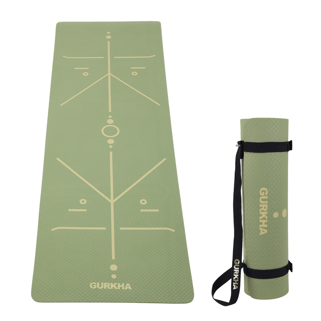 GURKHA TPE Alignment Yoga Mat - TrueForm™