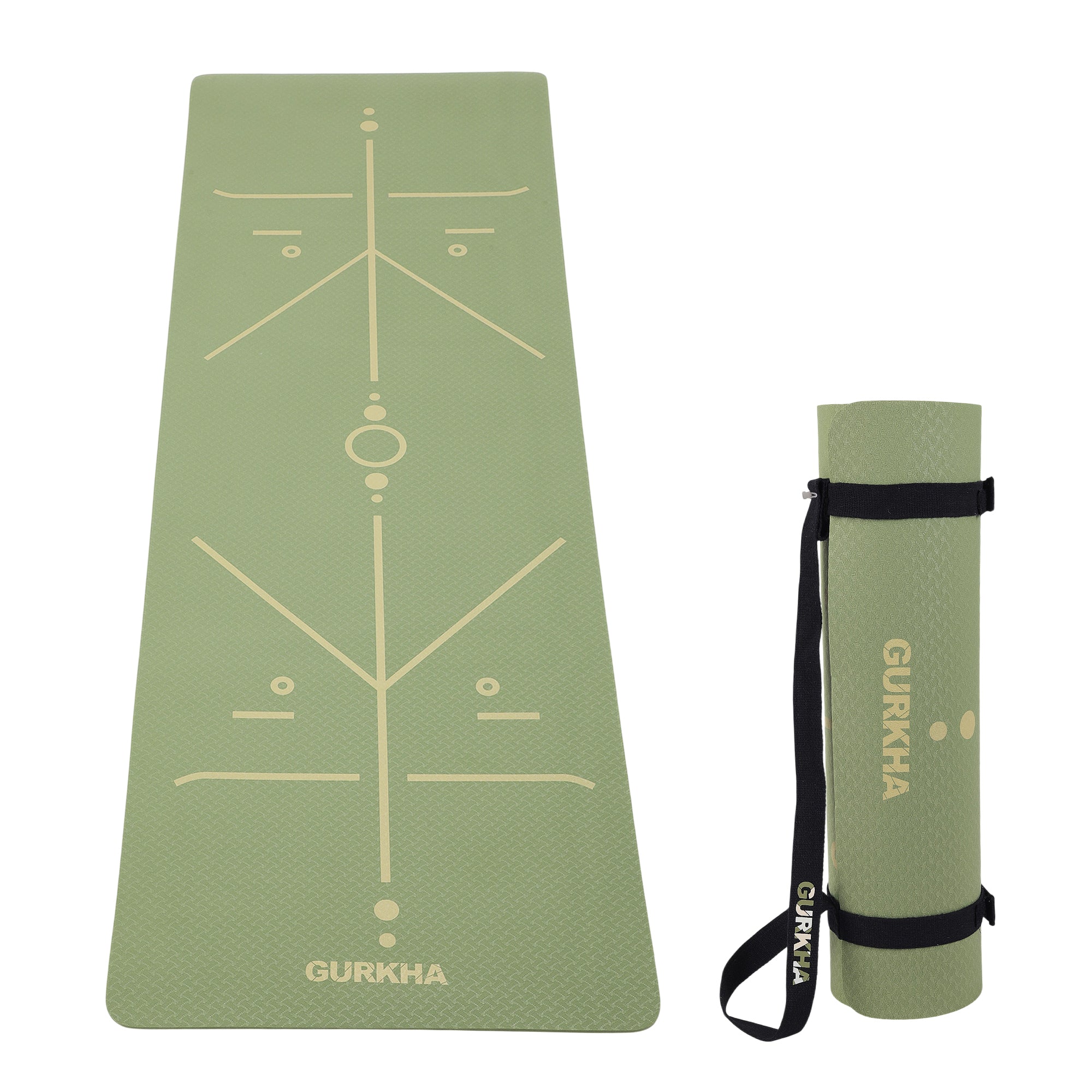 GURKHA TPE Alignment Yoga Mat - TrueForm™