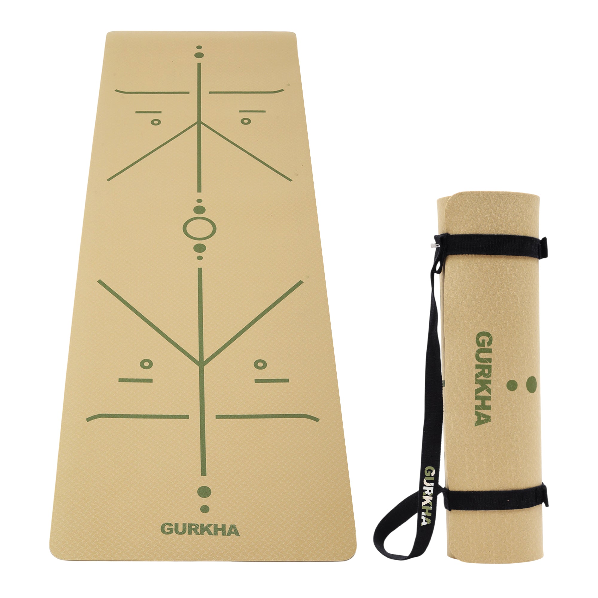 GURKHA TPE Alignment Yoga Mat - TrueForm™