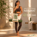 GURKHA 8mm NBR Yoga Mat + Tote Bag Combo