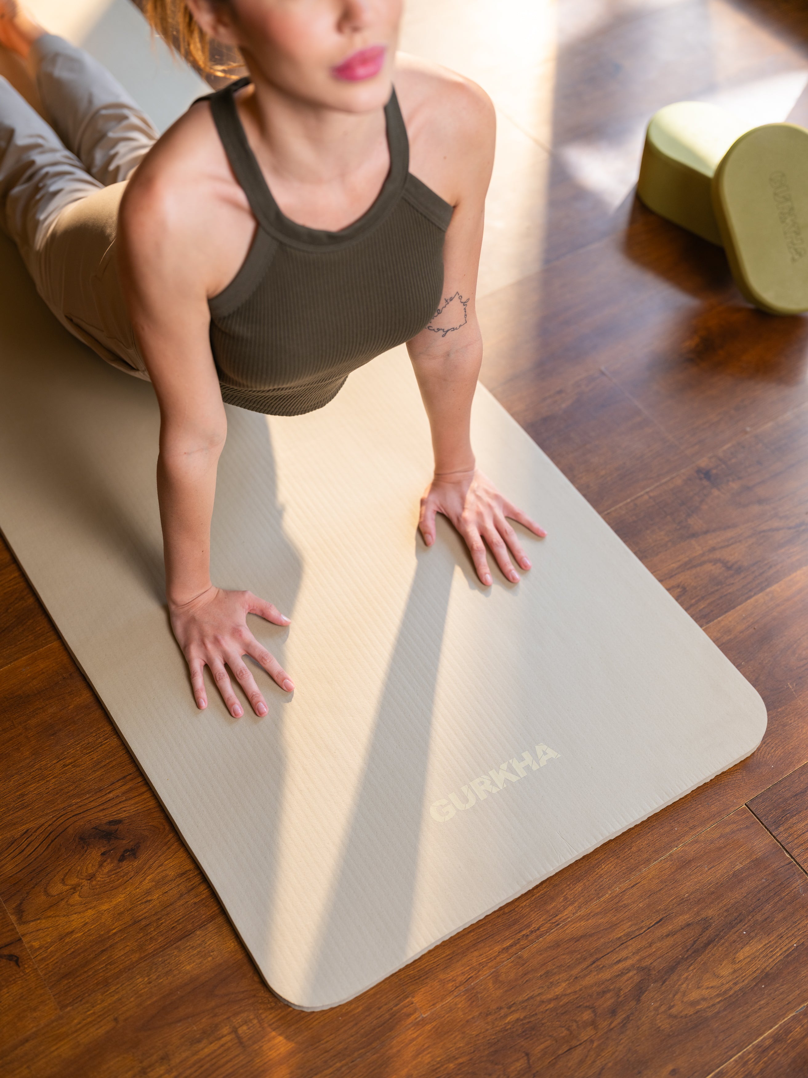GURKHA NBR Yoga Mat - Raw Earth