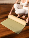 GURKHA 8mm TPE Dual-Layer Yoga Mat - Deep Forest + Raw Earth
