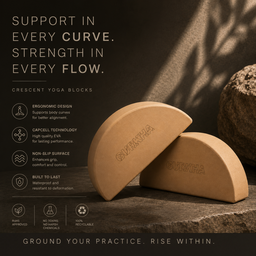Discipline Combo - Eternal Power Edge (13mm Foldable Mat + Foam Roller + Edge Yoga Block)